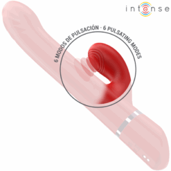 INTENSE - LELE VIBRADOR MULTIFUNCIÓN ROTATORIO & OSCILACIÓN & ESTIMULACIÓN ROJO - piKanteo | Despierta tu lado más piKante