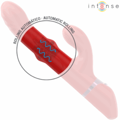 INTENSE - LELE VIBRADOR MULTIFUNCIÓN ROTATORIO & OSCILACIÓN & ESTIMULACIÓN ROJO - piKanteo | Despierta tu lado más piKante