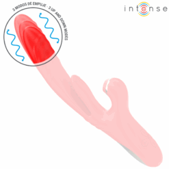 INTENSE - KAROL VIBRADOR MULTIFUNCIÓN EMPUJE & ESTIMULACIÓN & ONDAS ESTIMULADORAS ROJO - piKanteo | Despierta tu lado más piKante