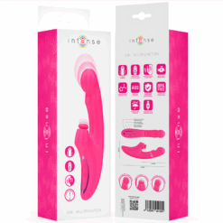 INTENSE - EMI VIBRADOR 13,5 CM MULTIFUNCIÓN 3 EN 1 10 VIBRACIONES ROSA - piKanteo | Despierta tu lado más piKante