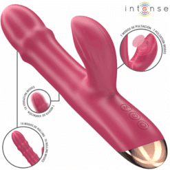 Alternative view of INTENSE - CHLOE VIBRADOR MULTIFUNCIÓN 3 EN 1 ROJO