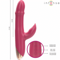 INTENSE - CHLOE VIBRADOR MULTIFUNCIÓN 3 EN 1 ROJO - piKanteo | Despierta tu lado más piKante