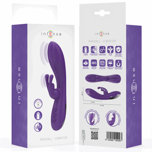 INTENSE - RANDALL VIBRADOR RABBIT 10 VIBRACIONES MORADO - Imagen 8