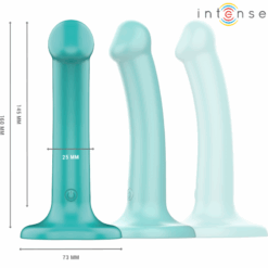 INTENSE - KATIE VIBRADOR CON VENTOSA 10 VIBRACIONES AZUL OSCURO CONTROL REMOTO - piKanteo | Despierta tu lado más piKante