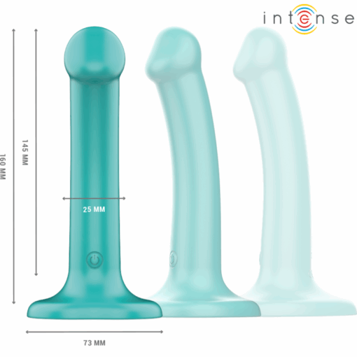 INTENSE - KATIE VIBRADOR CON VENTOSA 10 VIBRACIONES AZUL OSCURO CONTROL REMOTO - Imagen 3