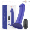 INTENSE - VICTORIA VIBRADOR CON VENTOSA 10 VIBRACIONES AZUL OSCURO CONTROL REMOTO - piKanteo | Despierta tu lado más piKante