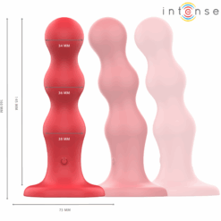 INTENSE - CODY VIBRADOR CON VENTOSA ROJO CONTROL REMOTO - piKanteo | Despierta tu lado más piKante