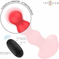 INTENSE - CODY VIBRADOR CON VENTOSA ROJO CONTROL REMOTO - piKanteo | Despierta tu lado más piKante