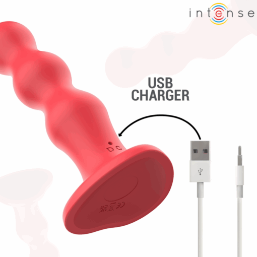 INTENSE - CODY VIBRADOR CON VENTOSA ROJO CONTROL REMOTO - Imagen 7