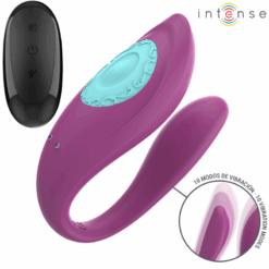 Alternative view of INTENSE - ANNIE ESTIMULADOR & VIBRADOR FORMA DE U MORADO CONTROL REMOTO