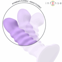 INTENSE - BRENDA VIBRADOR TALLA M DISEÑO EN ESPIRAL 10 VIBRACIONES MORADO CONTROL REMOTO - piKanteo | Despierta tu lado más piKante