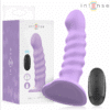 INTENSE - BRENDA VIBRADOR TALLA M DISEÑO EN ESPIRAL 10 VIBRACIONES MORADO CONTROL REMOTO - piKanteo | Despierta tu lado más piKante