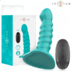 INTENSE - BUFFY VIBRADOR TALLA S DISEÑO EN ESPIRAL 10 VIBRACIONES AZUL CONTROL REMOTO - piKanteo | Despierta tu lado más piKante