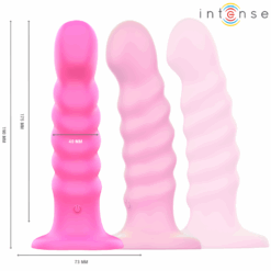INTENSE - CINDY VIBRADOR TALLA L DISEÑO EN ESPIRAL 10 VIBRACIONES ROSA CONTROL REMOTO - piKanteo | Despierta tu lado más piKante