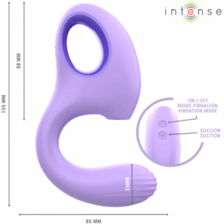 INTENSE - BAXTER VIBRADOR & ESTIMULADOR VIOLETA - piKanteo | Despierta tu lado más piKante