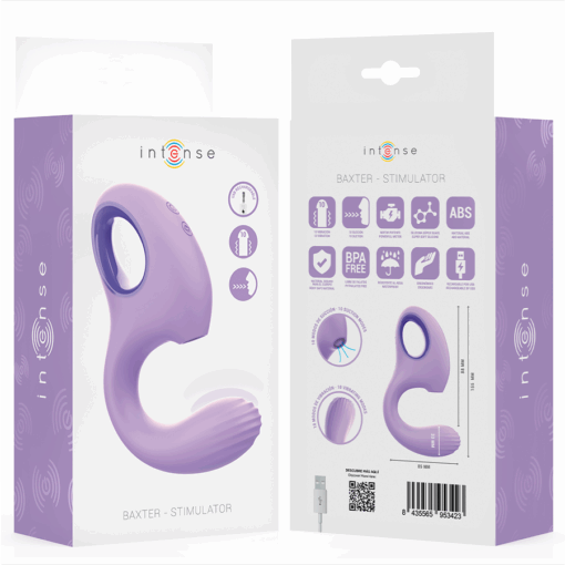 INTENSE - BAXTER VIBRADOR & ESTIMULADOR VIOLETA - Imagen 8