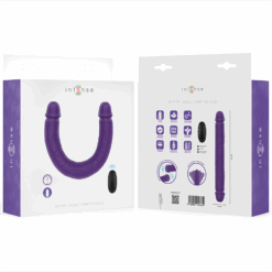 INTENSE - GUNTER DILDO DOBLE VIBRADOR 40 CM MORADO CONTROL REMOTO - piKanteo | Despierta tu lado más piKante