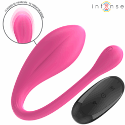 Alternative view of INTENSE - JANICE VIBRADOR U DOBLE ESTIMULACIÓN 10 VIBRACIONES ROSA CONTROL REMOTO