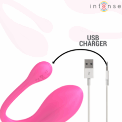 INTENSE - JANICE VIBRADOR U DOBLE ESTIMULACIÓN 10 VIBRACIONES ROSA CONTROL REMOTO - piKanteo | Despierta tu lado más piKante