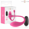 INTENSE - JANICE VIBRADOR U DOBLE ESTIMULACIÓN 10 VIBRACIONES ROSA CONTROL REMOTO - piKanteo | Despierta tu lado más piKante