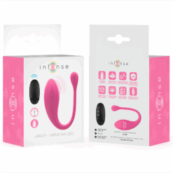 INTENSE - JANICE VIBRADOR U DOBLE ESTIMULACIÓN 10 VIBRACIONES ROSA CONTROL REMOTO - piKanteo | Despierta tu lado más piKante