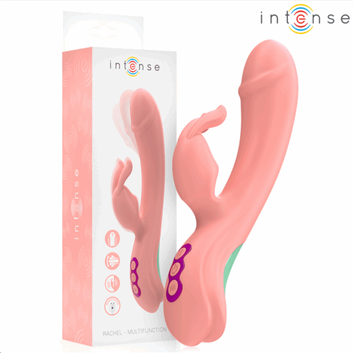 INTENSE - RACHEL VIBRADOR RABBIT 5 VIBRACIONES ROSA