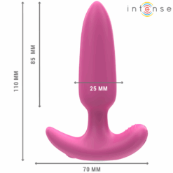 INTENSE - ROSS PLUG ANAL 10 VIBRACIONES ROSA CONTROL REMOTO - piKanteo | Despierta tu lado más piKante
