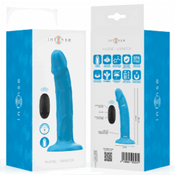 INTENSE - PHOEBE VIBRADOR REALÍSTICO 10 VIBRACIONES AZUL CONTROL REMOTO - piKanteo | Despierta tu lado más piKante