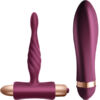 CLIMAXIMUM - DARE KIT VIBRADOR TRENZADO + PLUG ANAL PRINCIPIANTES - piKanteo | Despierta tu lado más piKante