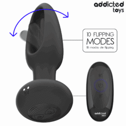ADDICTED TOYS - PLUG ANAL CON LENGUA VIBRADORA Y CONTROL REMOTO - piKanteo | Despierta tu lado más piKante