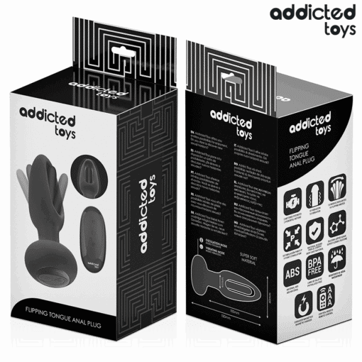 ADDICTED TOYS - PLUG ANAL CON LENGUA VIBRADORA Y CONTROL REMOTO - Imagen 7