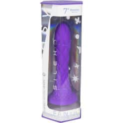 SILEXD - DREAMY DILDO FANTASY SILICONA LIQUIDA TERMOREACTIVO VIOLETA 18.5 CM - piKanteo | Despierta tu lado más piKante