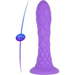 SILEXD - DREAMY DILDO FANTASY SILICONA LIQUIDA TERMOREACTIVO VIOLETA 18.5 CM - piKanteo | Despierta tu lado más piKante