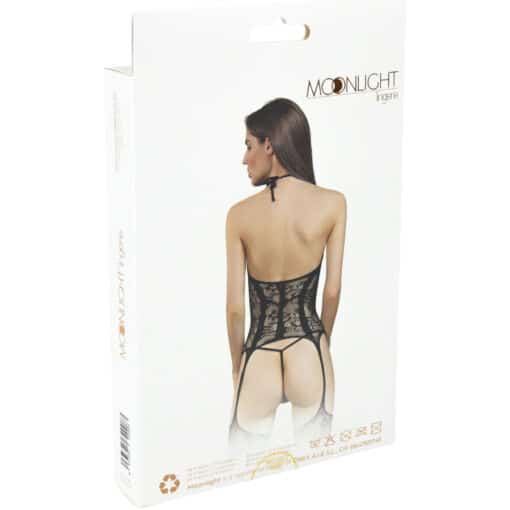 MOONLIGHT - MODELO 8 BODYSTOCKING NEGRO TALLA ÚNICA - Imagen 2