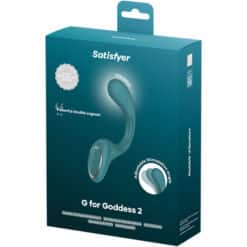 SATISFYER - G FOR FODDES 2 VIBRADOR RABBIT VERDE - piKanteo | Despierta tu lado más piKante