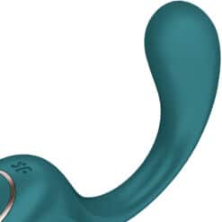 SATISFYER - G FOR FODDES 2 VIBRADOR RABBIT VERDE - piKanteo | Despierta tu lado más piKante