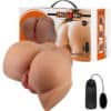 CRAZY BULL - EMILIA TRASERO VIBRADOR CON VAGINA Y ANO REALÍSTICO NATURAL CONTROL REMOTO - piKanteo | Despierta tu lado más piKante