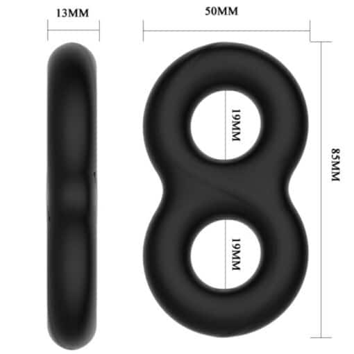 CRAZY BULL - ANILLO DOBLE SILICONA MEDICA - Imagen 6