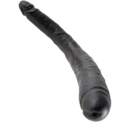 KING COCK DILDO DOBLE NEGRO 40.6 CM - piKanteo | Despierta tu lado más piKante