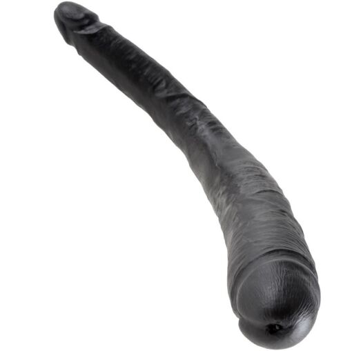KING COCK DILDO DOBLE NEGRO 40.6 CM - Imagen 2