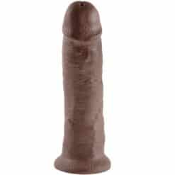 KING COCK - 10 PENE MARRÓN 25.4 CM - piKanteo | Despierta tu lado más piKante