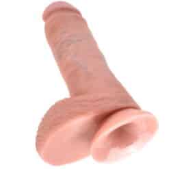 KING COCK - 8 PENE REALÍSTICO NATURAL 20.3 CM - piKanteo | Despierta tu lado más piKante