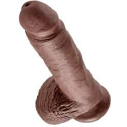 KING COCK - 8" PENE REALÍSTICO MARRÓN 20.3 CM - piKanteo | Despierta tu lado más piKante