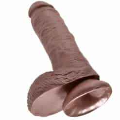 KING COCK - 8" PENE REALÍSTICO MARRÓN 20.3 CM - piKanteo | Despierta tu lado más piKante