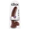 KING COCK - 9 PENE REALÍSTICO MARRÓN 22.9 CM - piKanteo | Despierta tu lado más piKante