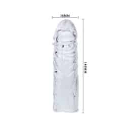 BAILE - FUNDA TRANSPARENTE PARA EL PENE EN SILICONA 13 CM - piKanteo | Despierta tu lado más piKante