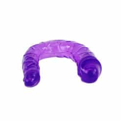 BAILE - DILDO DOBLE EN GELATINA FLEXIBLE LILA - piKanteo | Despierta tu lado más piKante