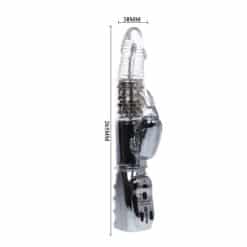 BAILE - AMOUR MISSILE ROTADOR TRANSPARENTE 26.5 CM - piKanteo | Despierta tu lado más piKante