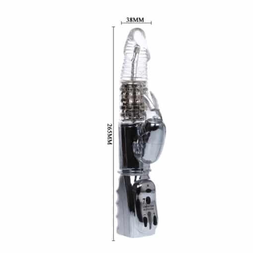 BAILE - AMOUR MISSILE ROTADOR TRANSPARENTE 26.5 CM - Imagen 5