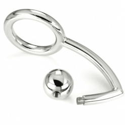 Alternative view of METAL HARD - COCK RING ANILLO CON GANCHO INTRUDER ANAL 45MM